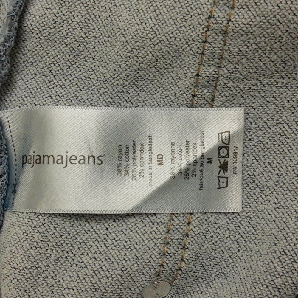 Pajama Jeans Jeggings Denim Bluestone Wash Men’s M EUC Waist 32-34" Inseam 32" - Picture 14 of 16